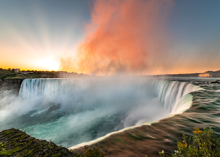 Morning Light Breaks On Niagara's Horseshoe Falls Photography Art | Rick Vyrostko Photography