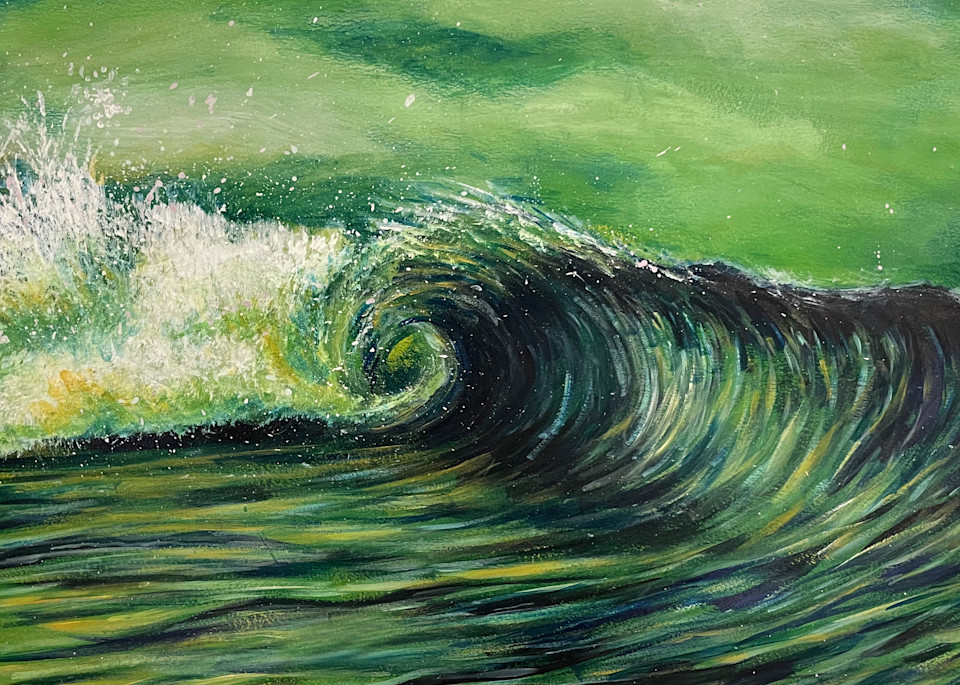 Green Wave Prints