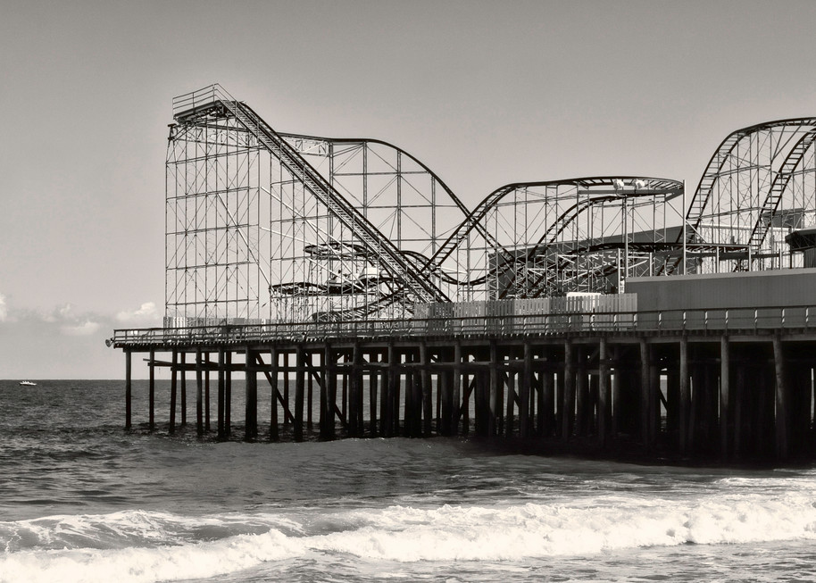 Seaside Heights Roller Coaster, Star Jet Photography Art | Alina Marin-Bliach Photography/alinabstudios LLC