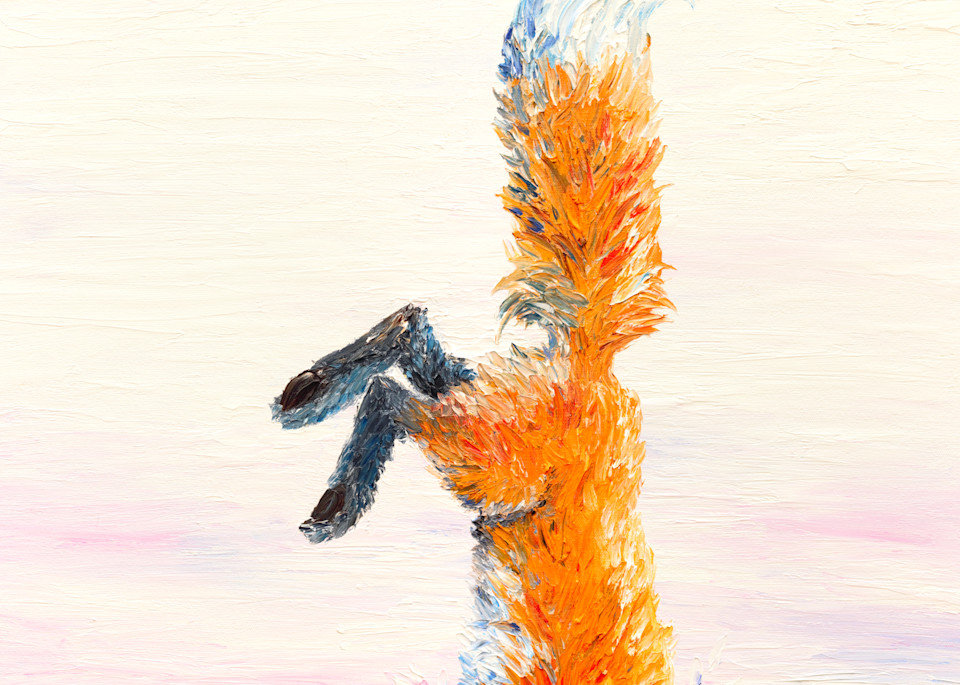 Fox Tail Tote Art | Mordensky Fine Art