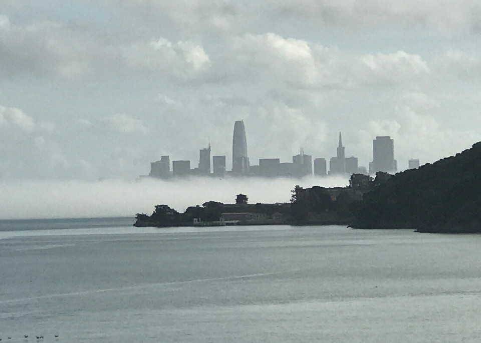 San Francisco Skyline From The San Pablo Strait Art | larryquintana