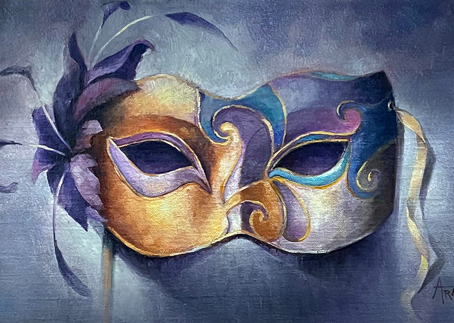 Half Mask  Art | Geraldine Arata