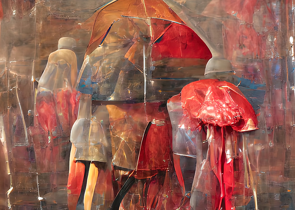 Downpour Tote Bag Art | Eli Jayne