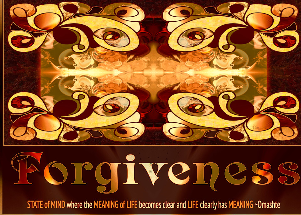 Forgiveness Spiritual Artwork by Omashte
