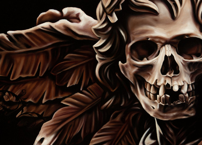 Death Awaits Fine Art Print Art | Designs By Pepper Art