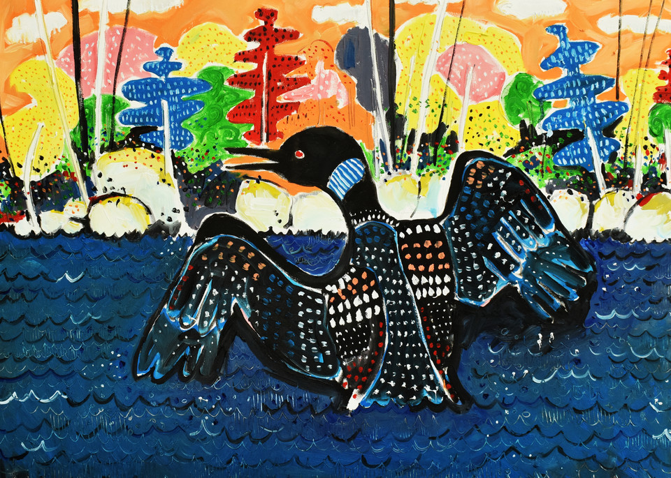loon painting