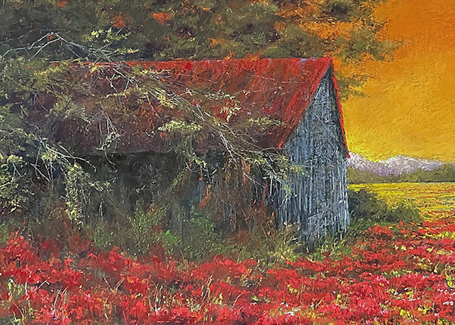 Barn At Sunset Art | Kurt A. Weiser Fine Art