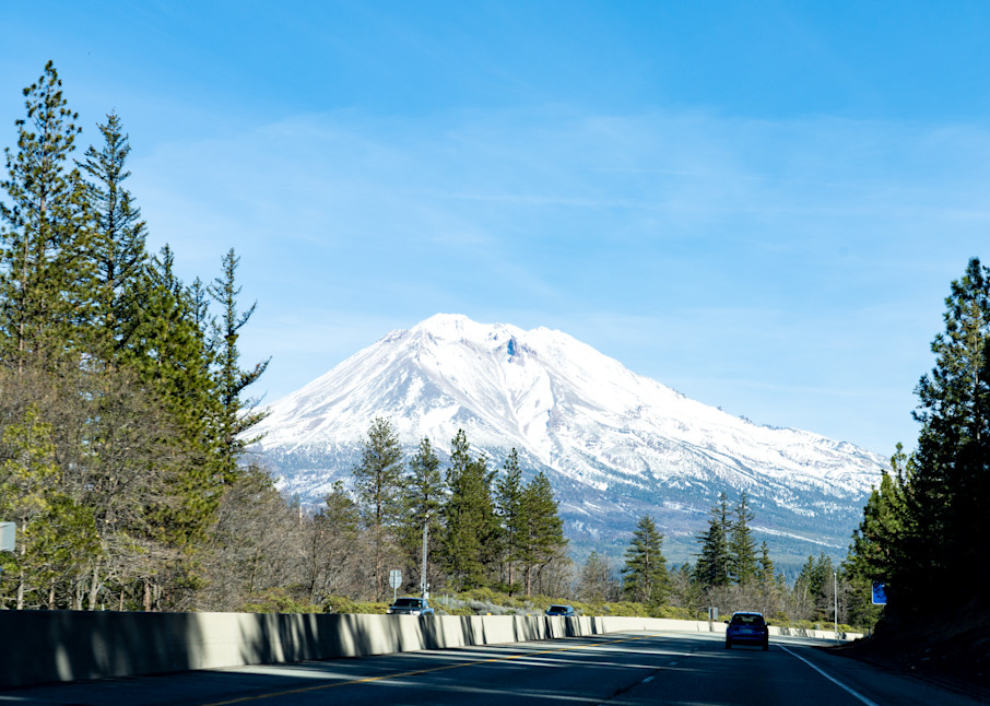 Mt Shasta Viewed From I5  Photography Art | Peter T. Knight Photography