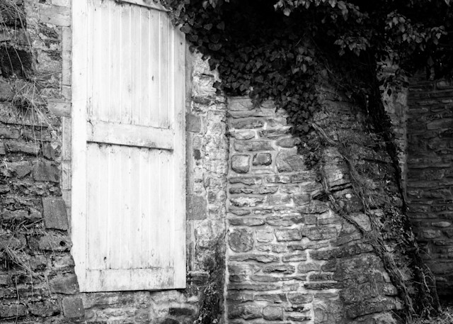 Door Through the Stone Wall, Rouge Cloître, Auderghem, Belgium, 2022
