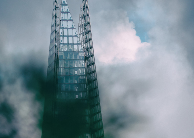 The Shard London In Clouds Photography Art | photo4change