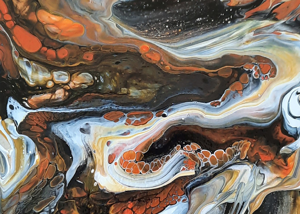 Smoldering Embers Greeting Cards Art | Nature Art by Linda Estill