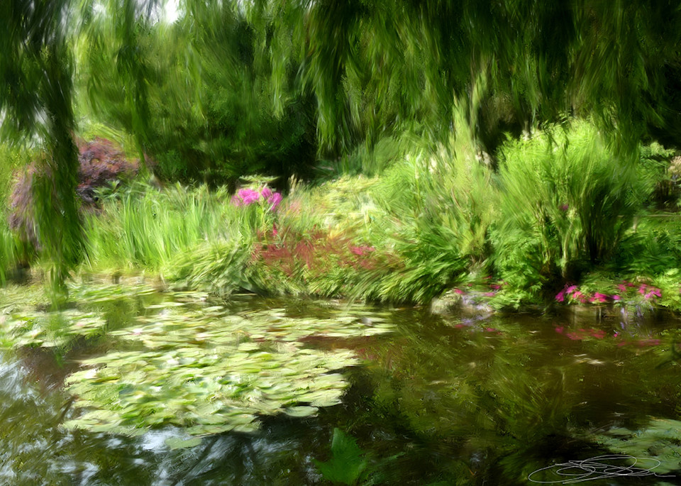 Monet's Garden No. 1 Photography Art | Audrey Nilsen Studios