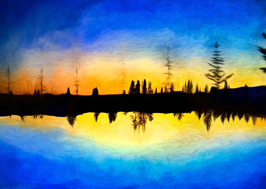 Sunrise On Hidden Lake Art | KJ's Studio
