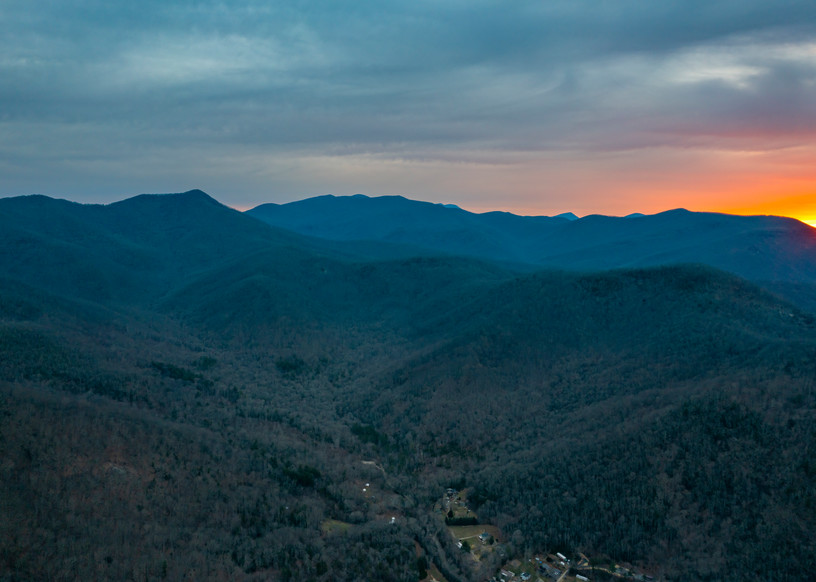 Dawn over Shope Creek Valley