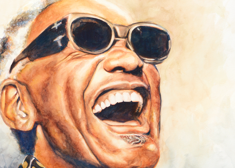 Ray Charles 300 Art | Afro Triangle Designs, LLC