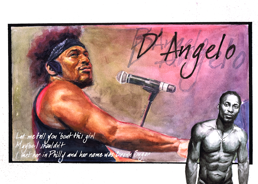 D Angelo Painting 300 Art | Afro Triangle Designs, LLC
