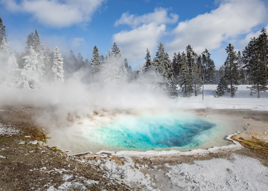 Silex Spring, Yellowstone Photography Art | Kim Clune Photography