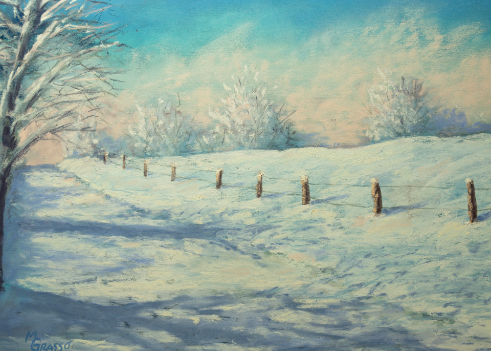 Winter Morning Shadows Art | Mark Grasso Fine Art