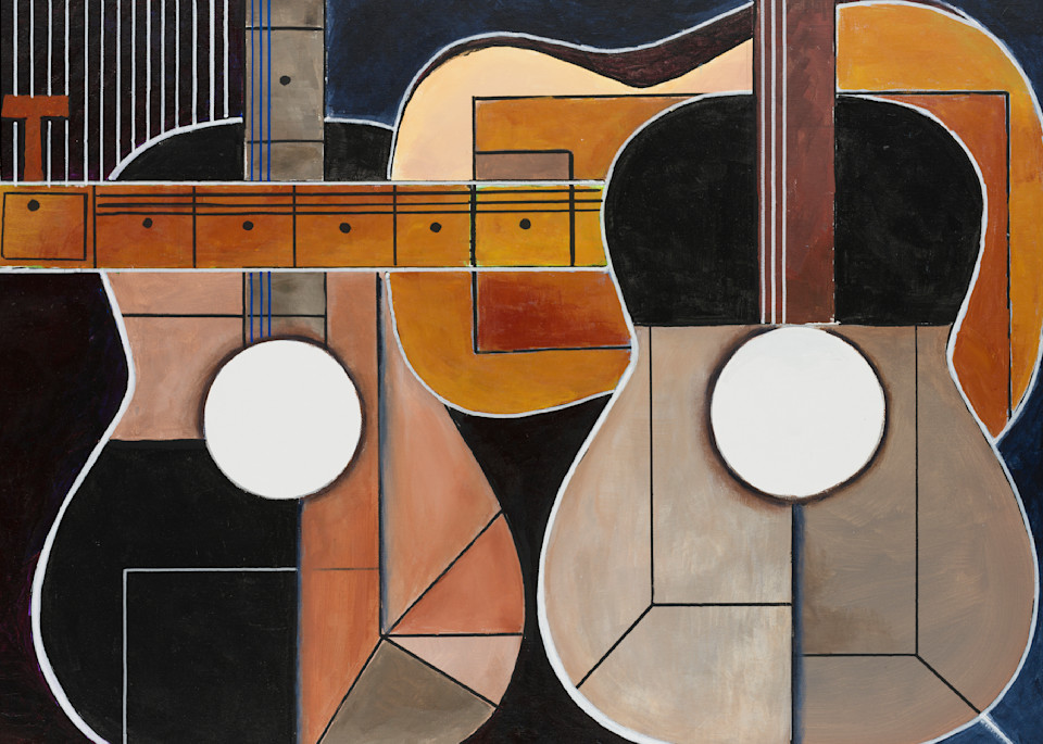 3 Guitars X 3 Art | Frank B Shaner