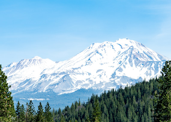 Mt Shasta And Shastina From South Photography Art | Peter T. Knight Photography