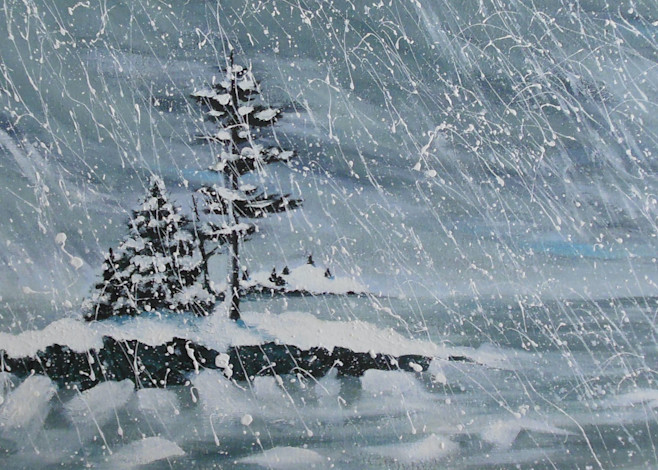 Snowy Island Art | SarahSmith Art&Design
