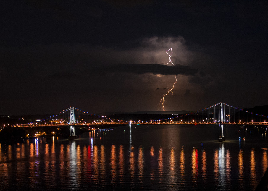 Lightning over the Hudson
