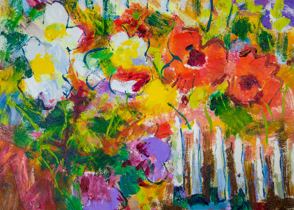  Poppies By The Fence Art | John Sirois