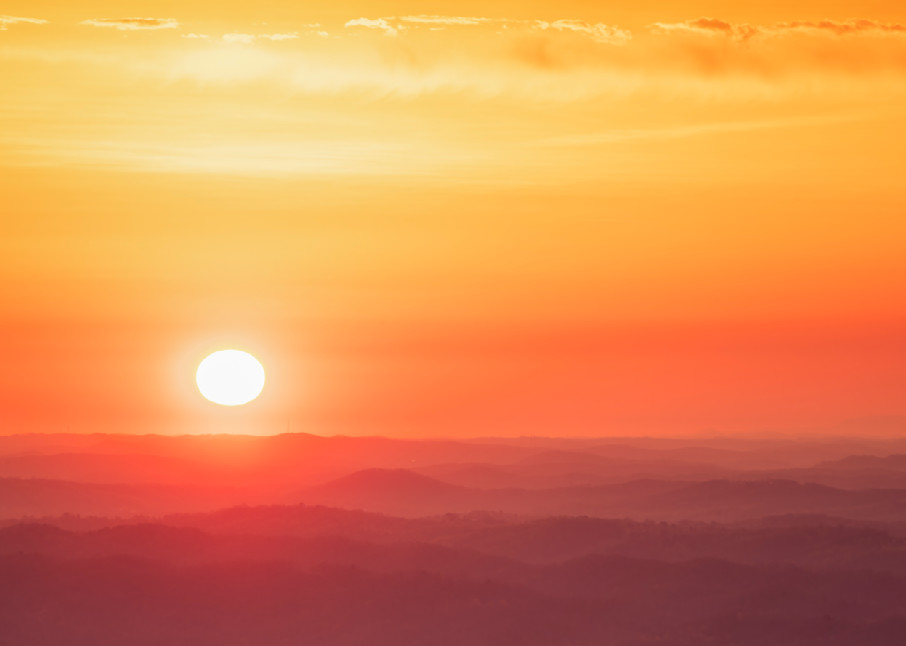 Sunrise Over the Foothills - Tennessee fine-art photography prints