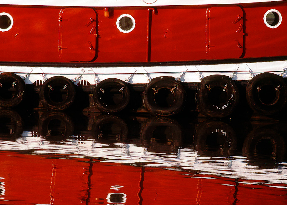 Detail of one of the many tugs along the canals of southern Louisiana near Leeville.