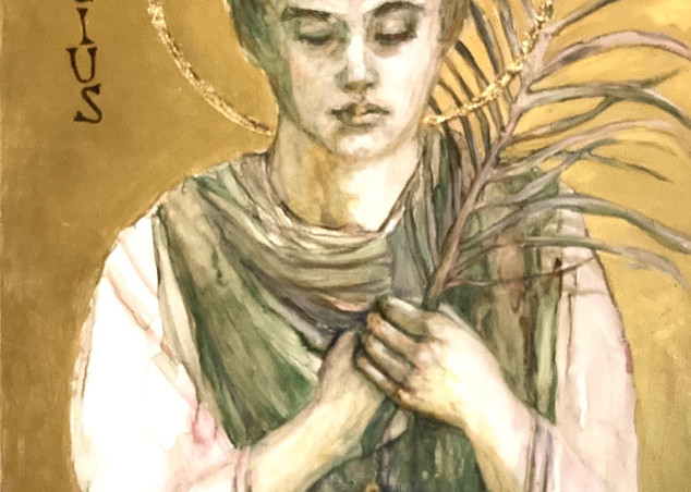 Saint Tarcisius Art | Patricia Carol Meccia Fine Art