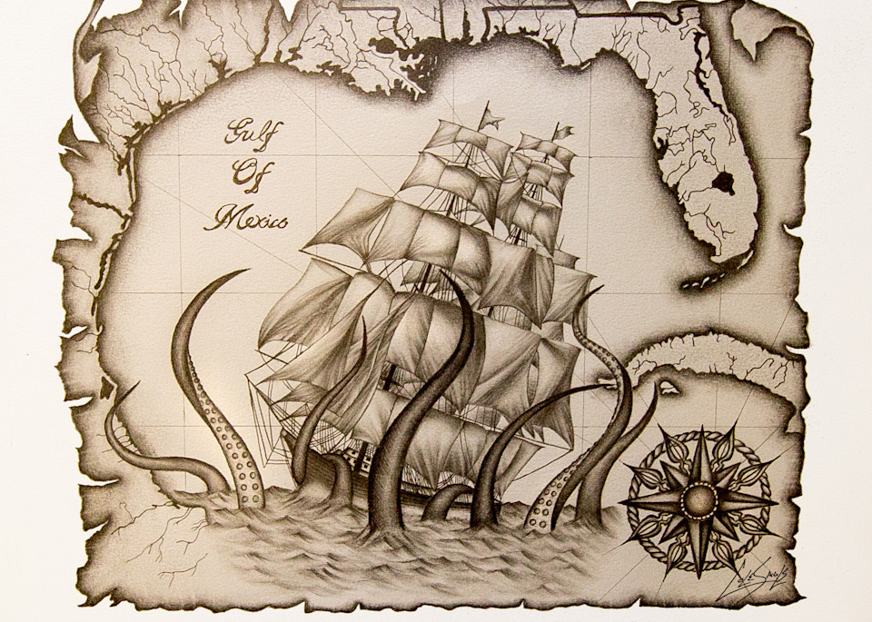 The Kraken Art | captcolesauls