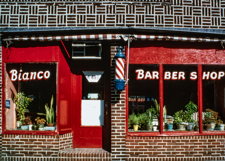 Bianco's Barber Shop, Brooklyn, Ny Photography Art | Allan Weitz Design