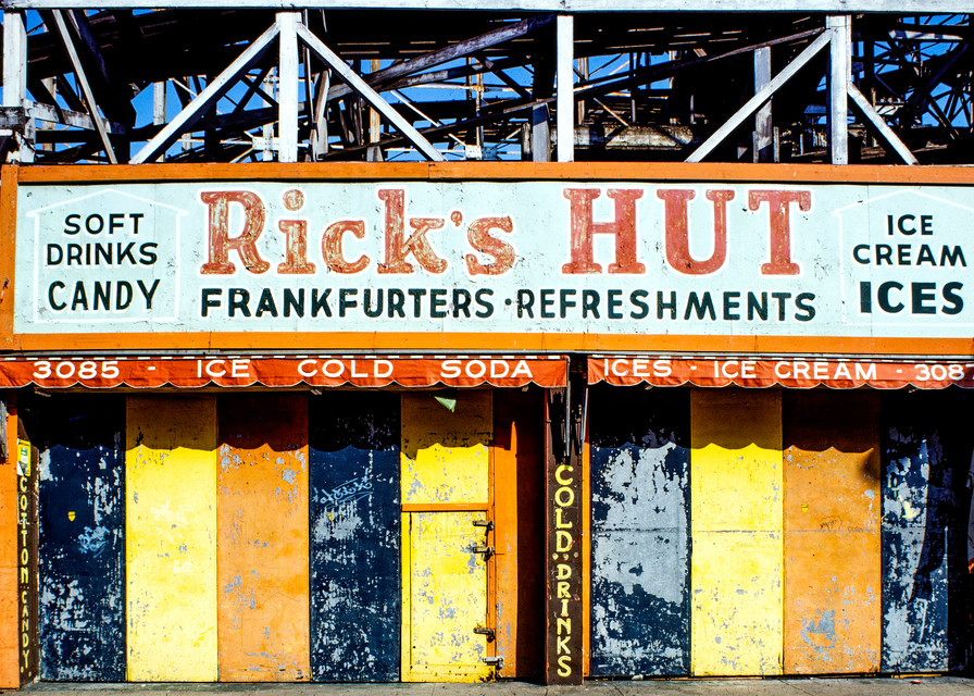 Rick's Hut, Coney Island Photography Art | Allan Weitz Design