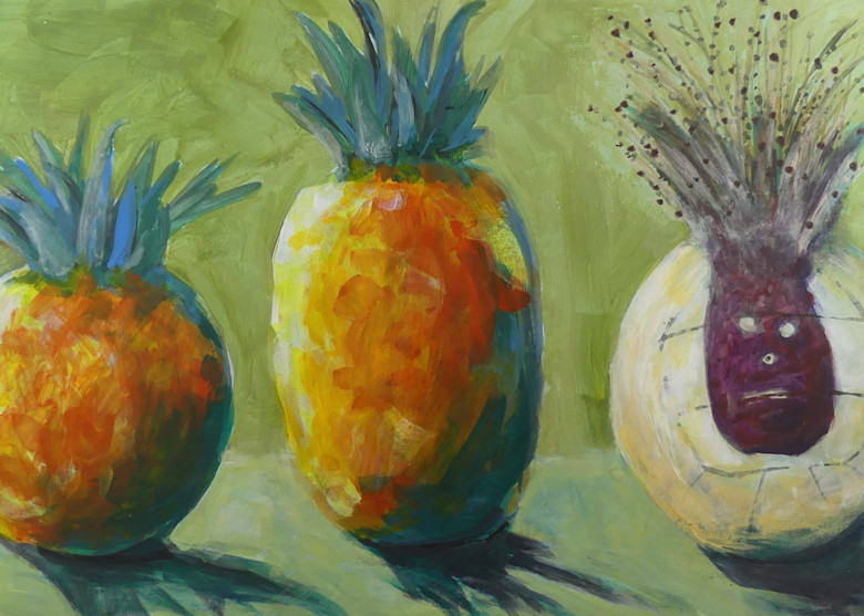 Evolution Of Pineapples Art | ABrandt Fine Art