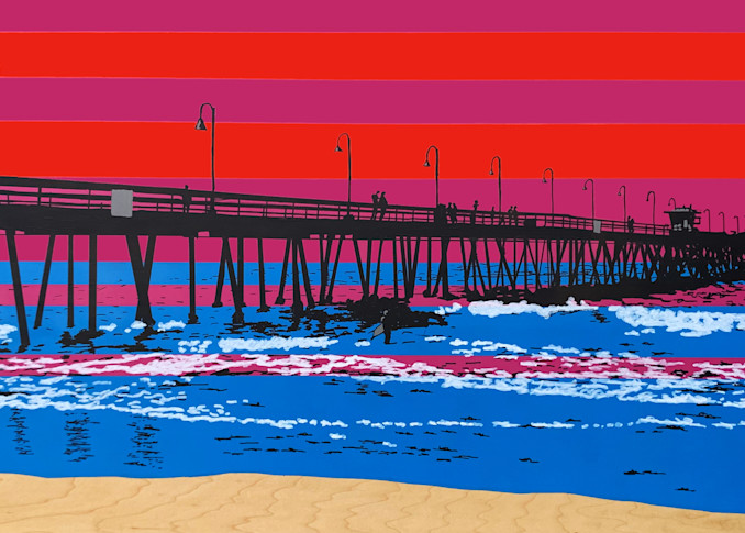 Imperial Beach Pier, Prints  Art | Jon Savage Contemporary Art