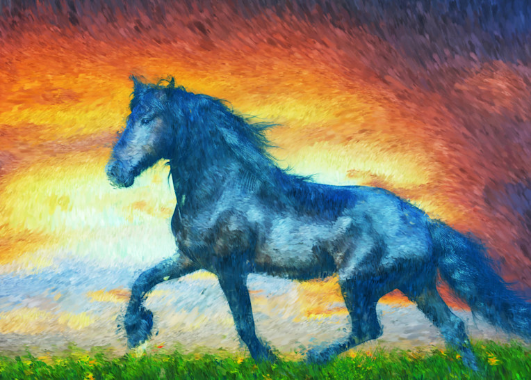 The Stallion  Art | Colorfusion Art