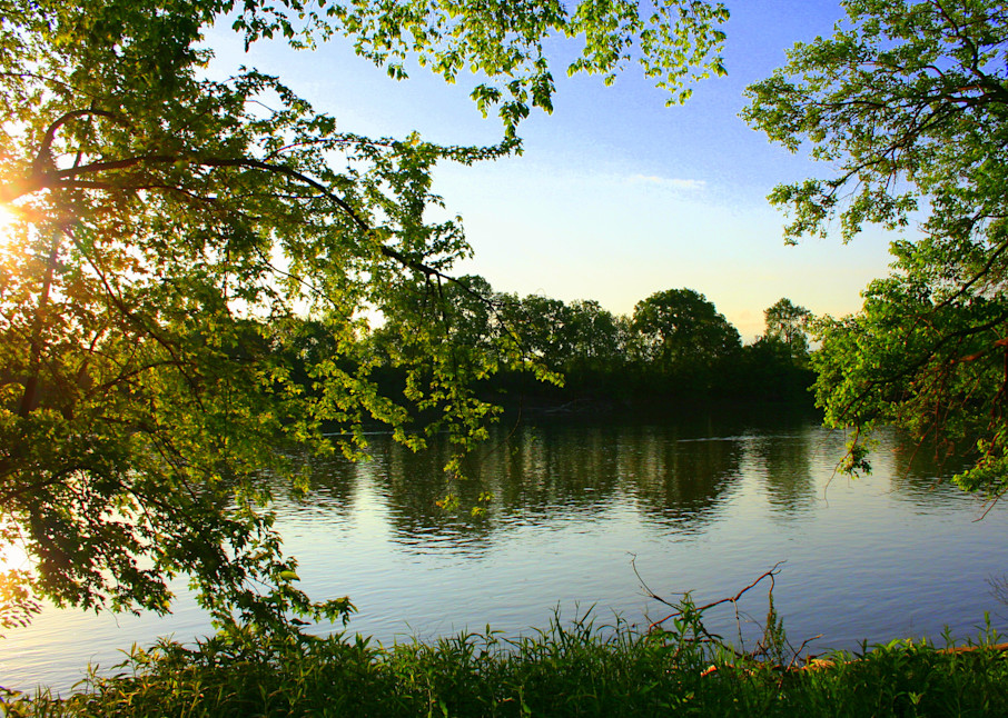 Morning On The Wabash River Photography Art | Lauramarlandphoto.com
