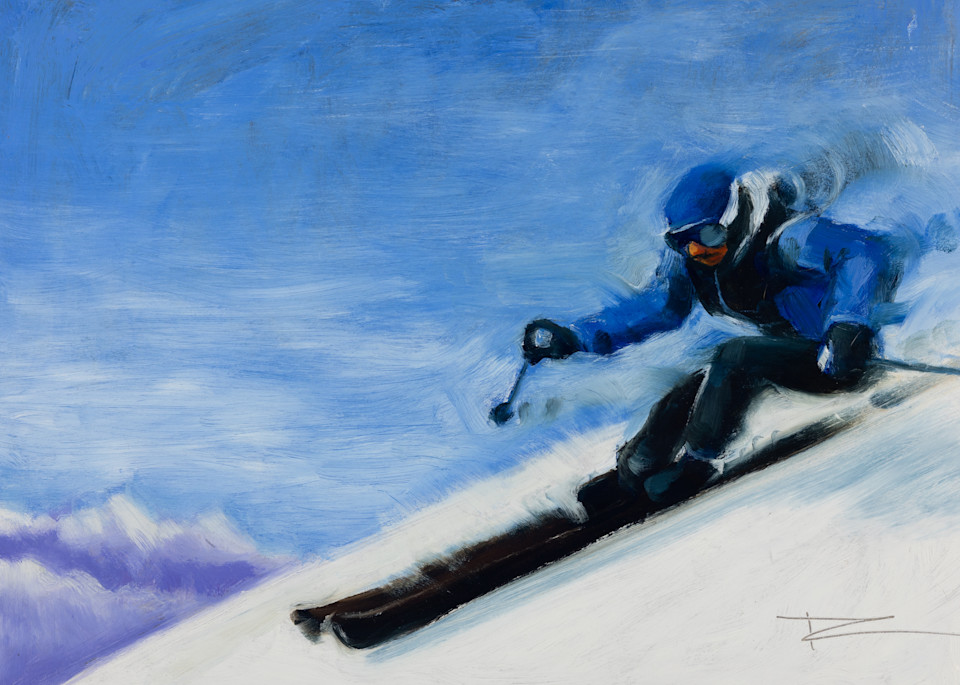 20211001 Skier  Art | Rich Wilkie inc