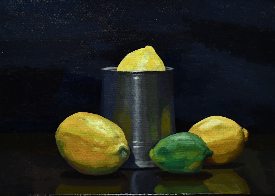 Lemon Lime Still Life Art | rodgerferrisart
