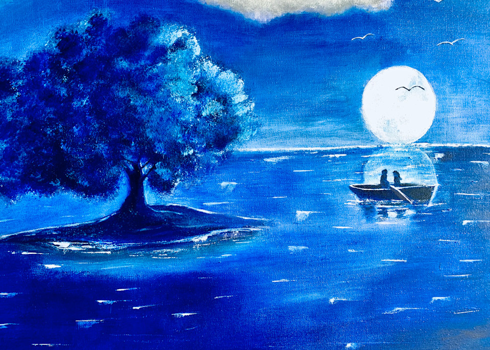 Moonlight Romance Art | Marie Art Gallery