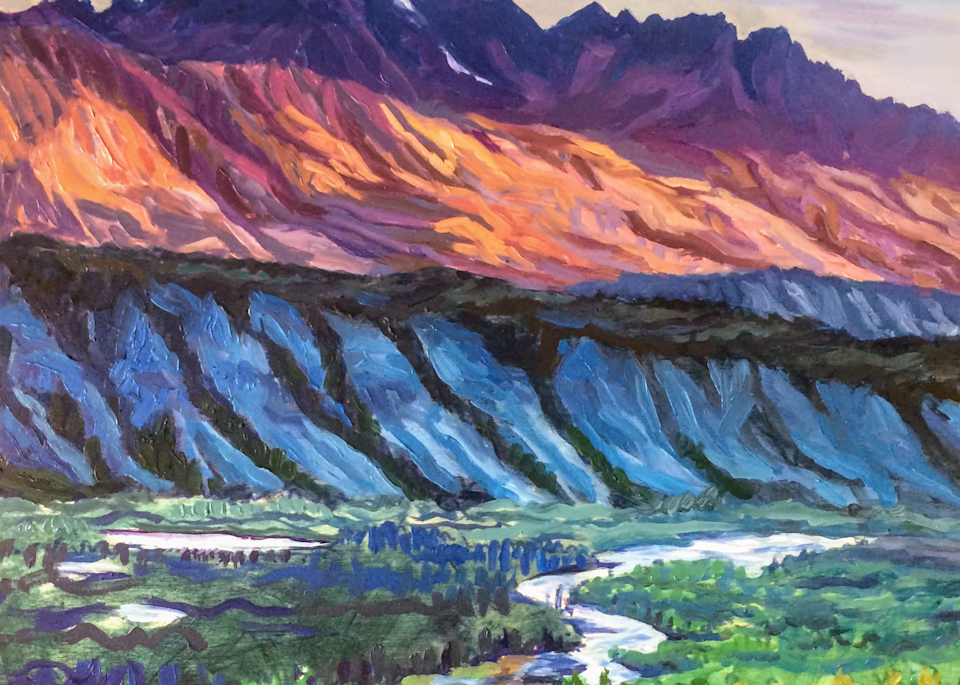 Denali Canyon Alaska Art Print by Amanda Faith Thompson