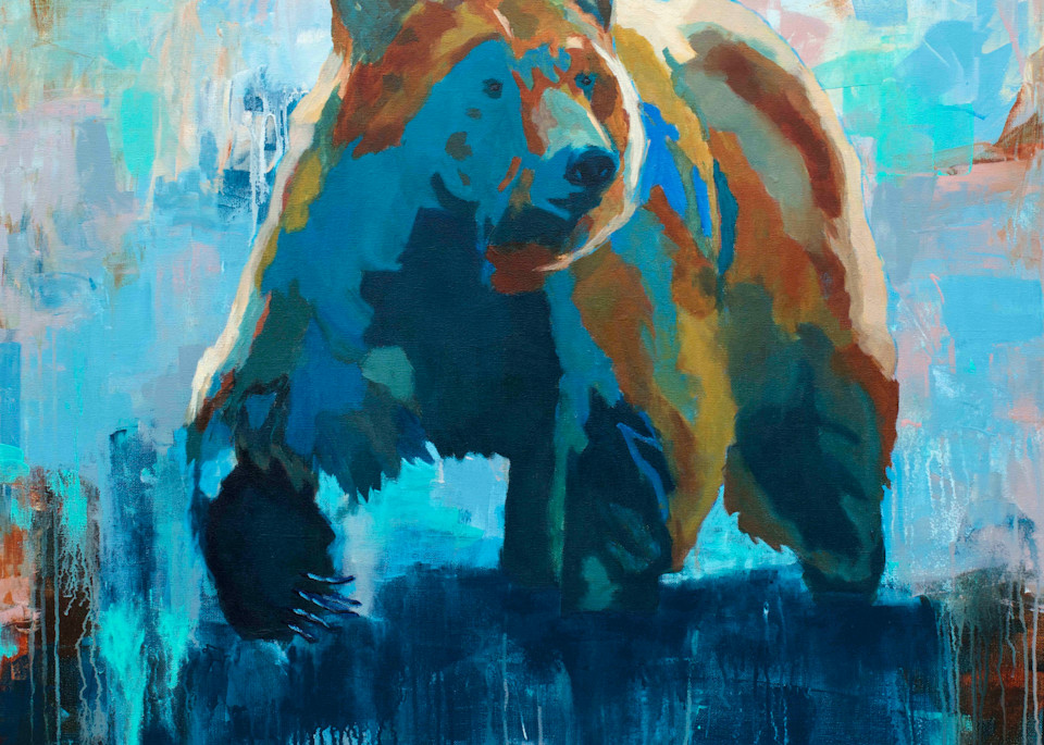 Bear Of Wall Street   Top Seller 🌟 Art | Gabriela Ortiz Art and Design
