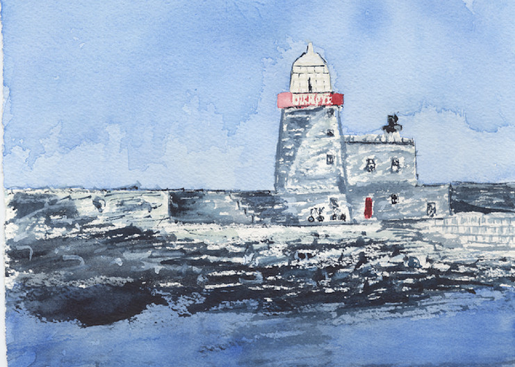 Howth Lighthouse In Ireland Art | Gail West Studio
