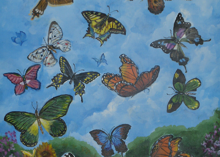 Butterflies Are Free Art | Free Ray Gray
