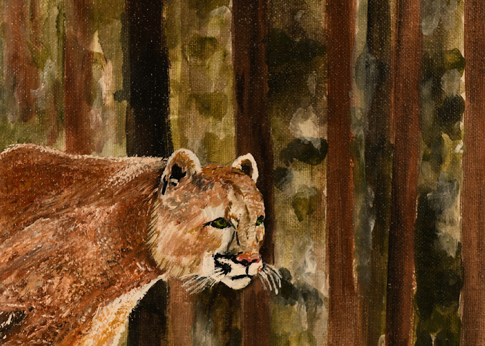 The Cougar Advances Art | Art Works Carolyn
