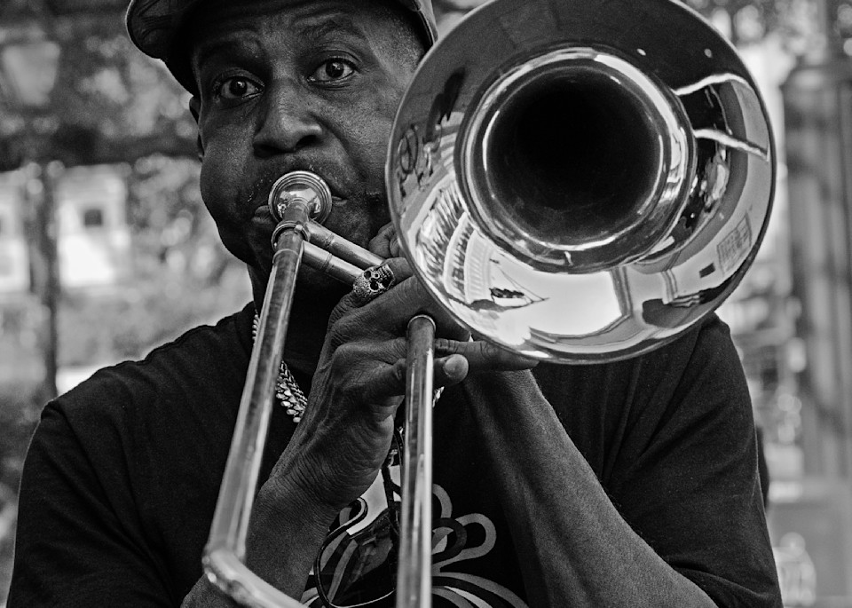 French Quarter Trombonist — New Orleans fine-art photography prints