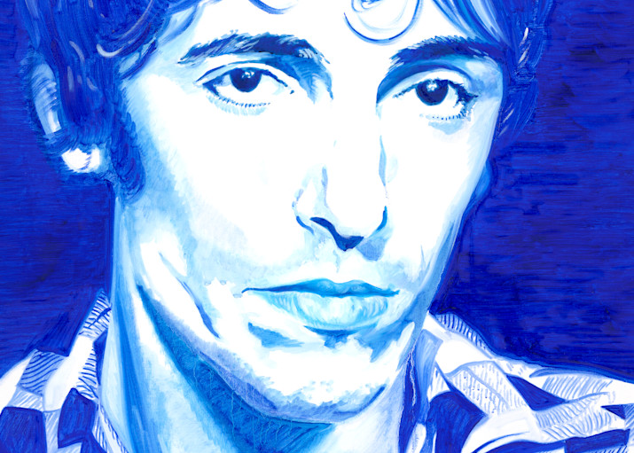 Famous Springsteen Blue Art | perrymilou