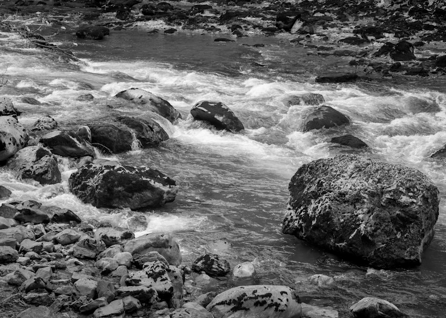 River Rocks, Snoqualmie River, Washington, 2022