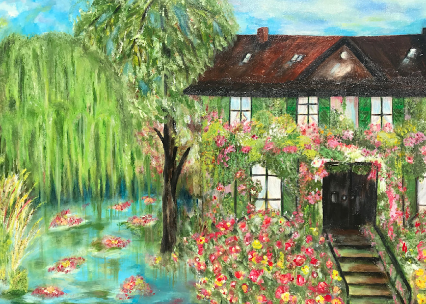 Print Monet S House In Giverny Art | Art By Lacroix LLC
