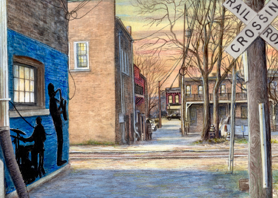 Back Alley Old Town Lansing Mi Art | Leisa Collins Art